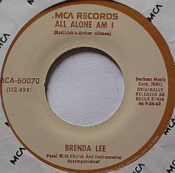 Brenda Lee : All Alone Am I - I'm Sorry
